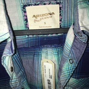 Arizona plaid 3/4 shirt